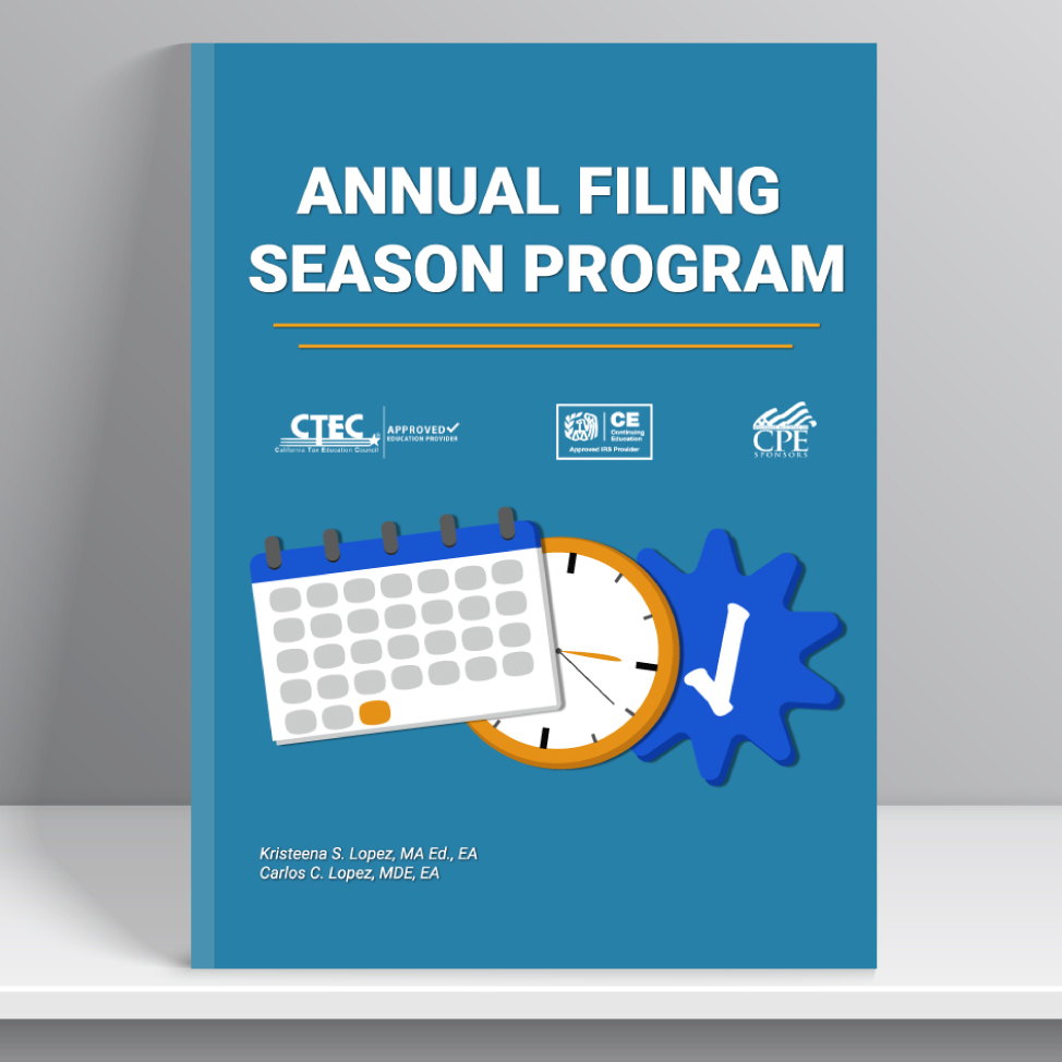 Annual Filing Season Program eBook Horizon Star Academy